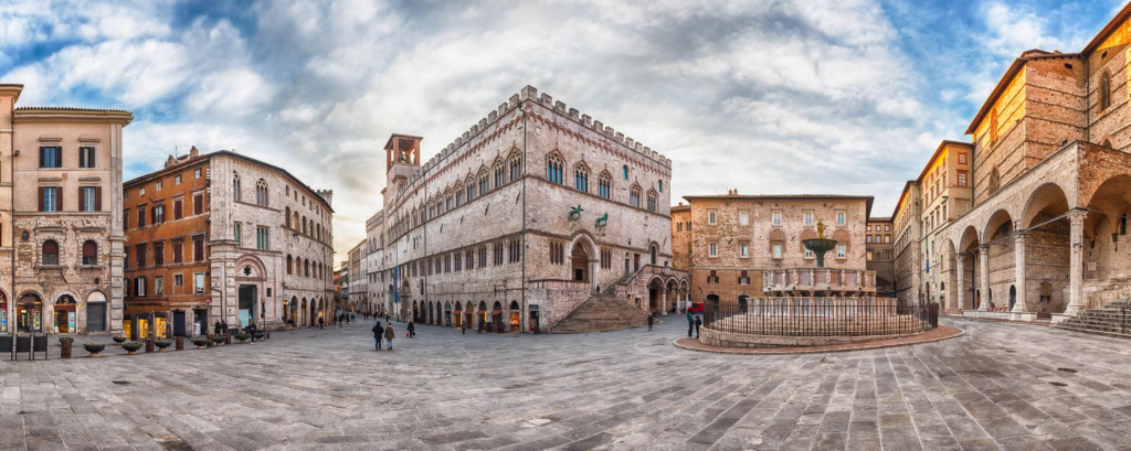 Perugia Italy historic centre