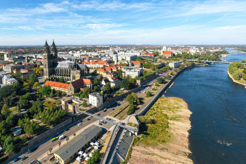 Magdeburg Cathedral in Saxony-Anhalt, Germany.