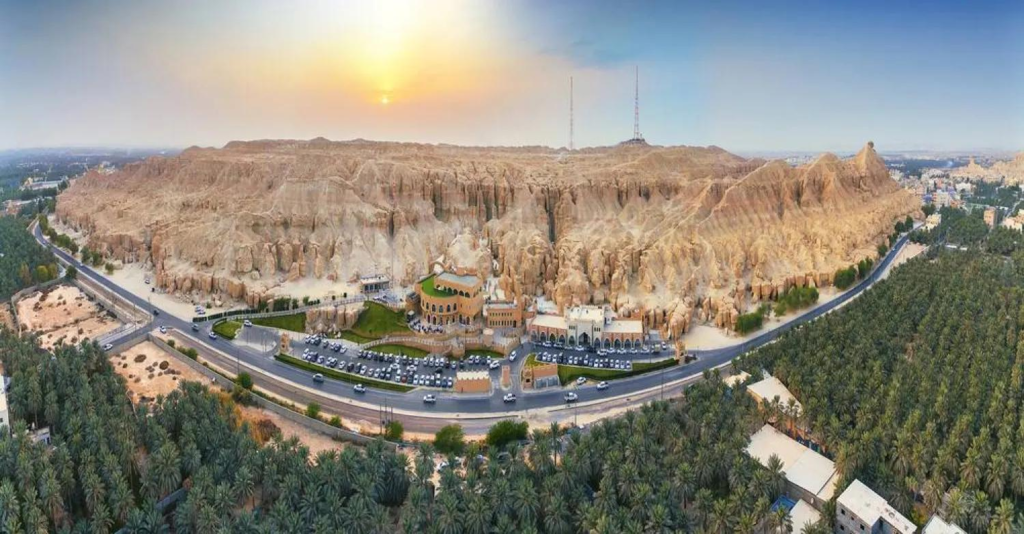 Al-Ahsa Oasis landscape near Al Hofuf Saudi Arabia.
