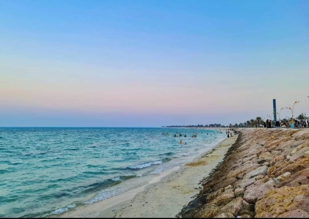 Coastal landscape of Saudi Arabia’s Eastern Province.