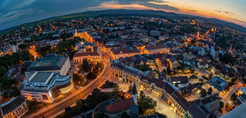 Veszprem cityscape Hungary