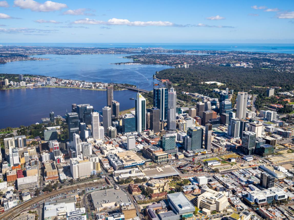 Perth cityscape Australia