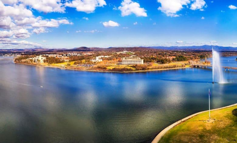 Lake Burley Griffin Canberra waterfront