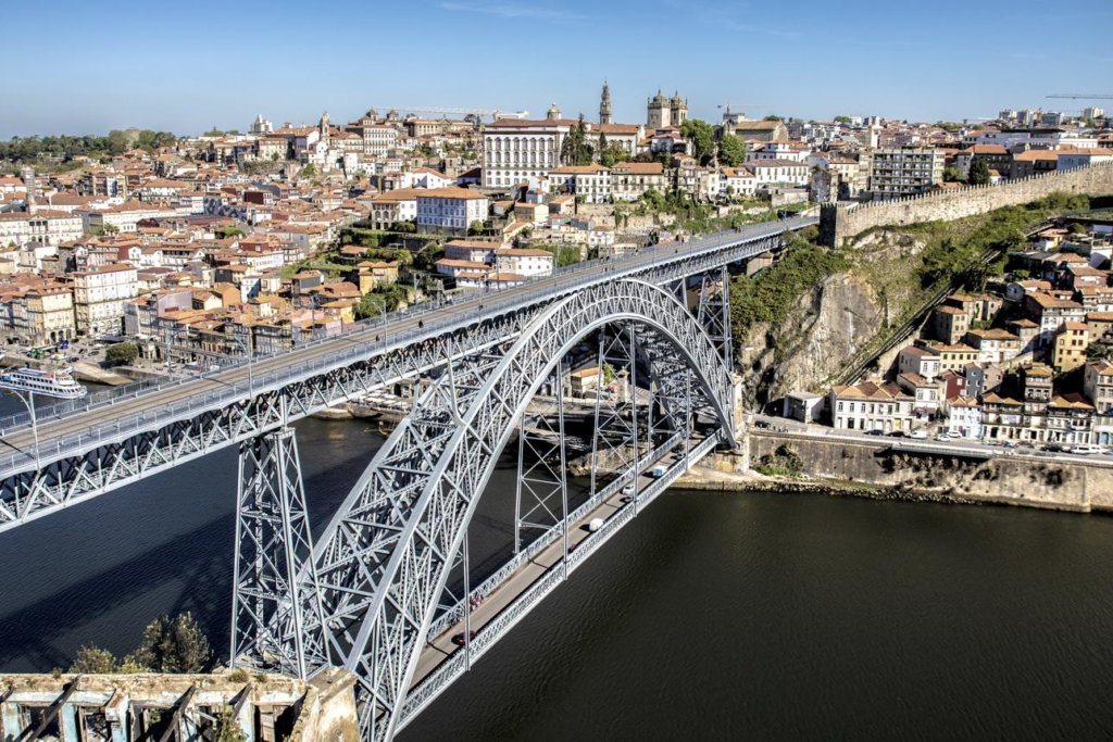 Dom Luis I Bridge Porto Portugal