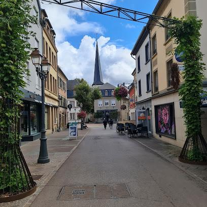 Streets and pedestrian areas in Diekirch Luxembourg
