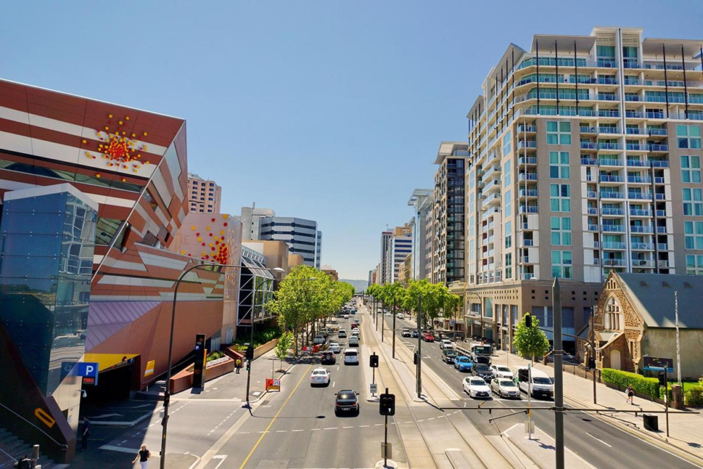 Adelaide South Australia streets and urban areas