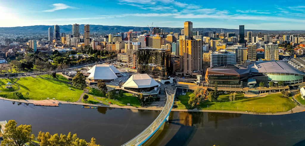 Adelaide South Australia city skyline