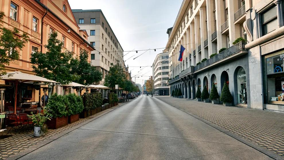 Slovenian streets and urban areas
