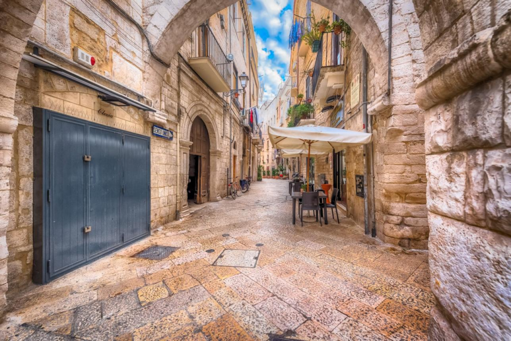 Bari Vecchia old town Italy