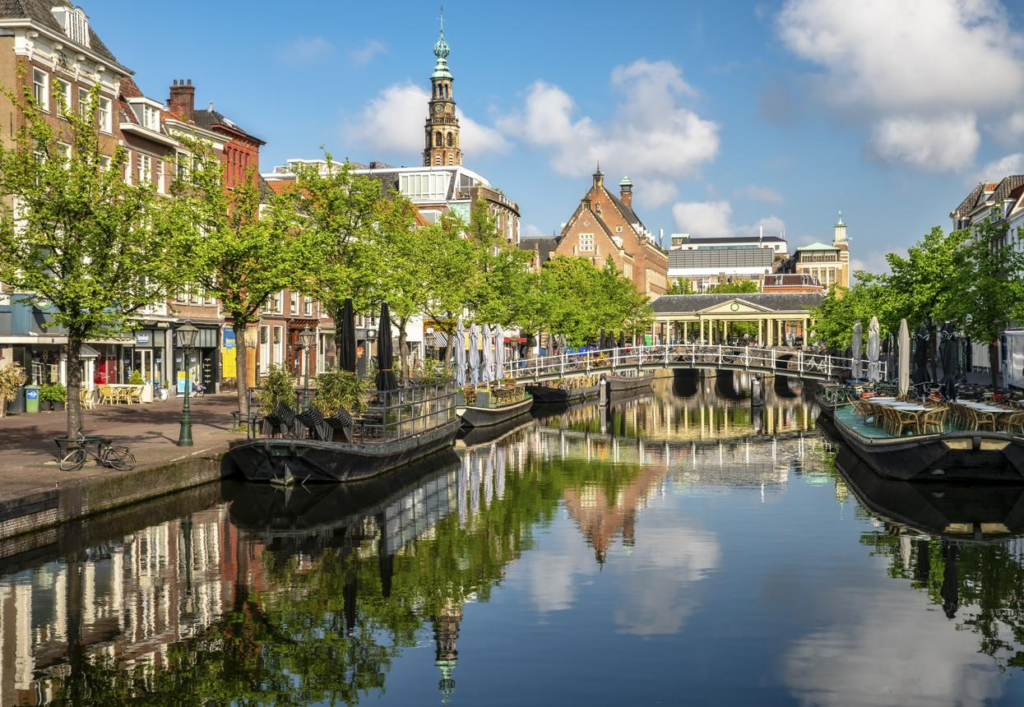 Leiden canals Netherlands