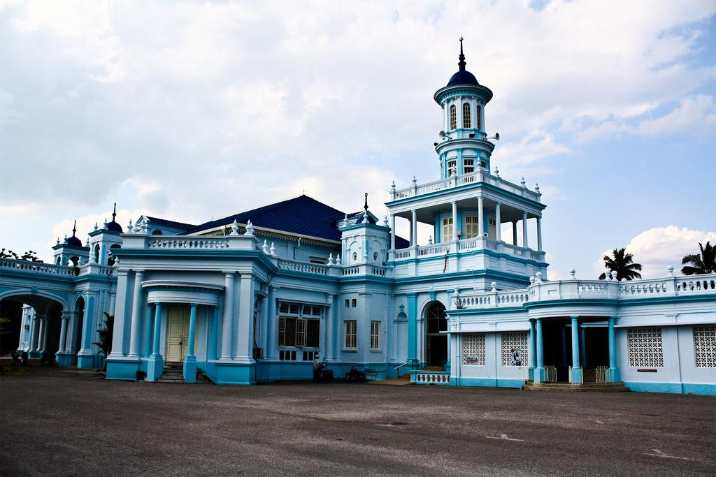 Muar River waterfront Malaysia