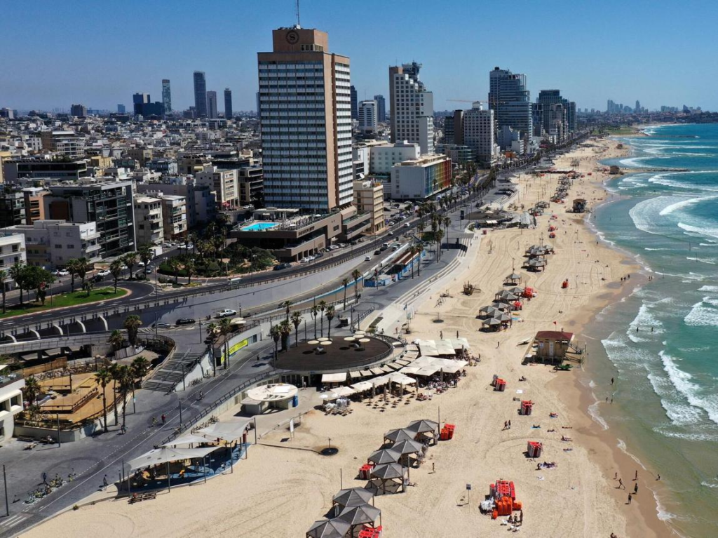 Tel Aviv beachfront Israel