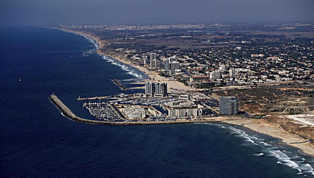 Herzliya coastline Israel