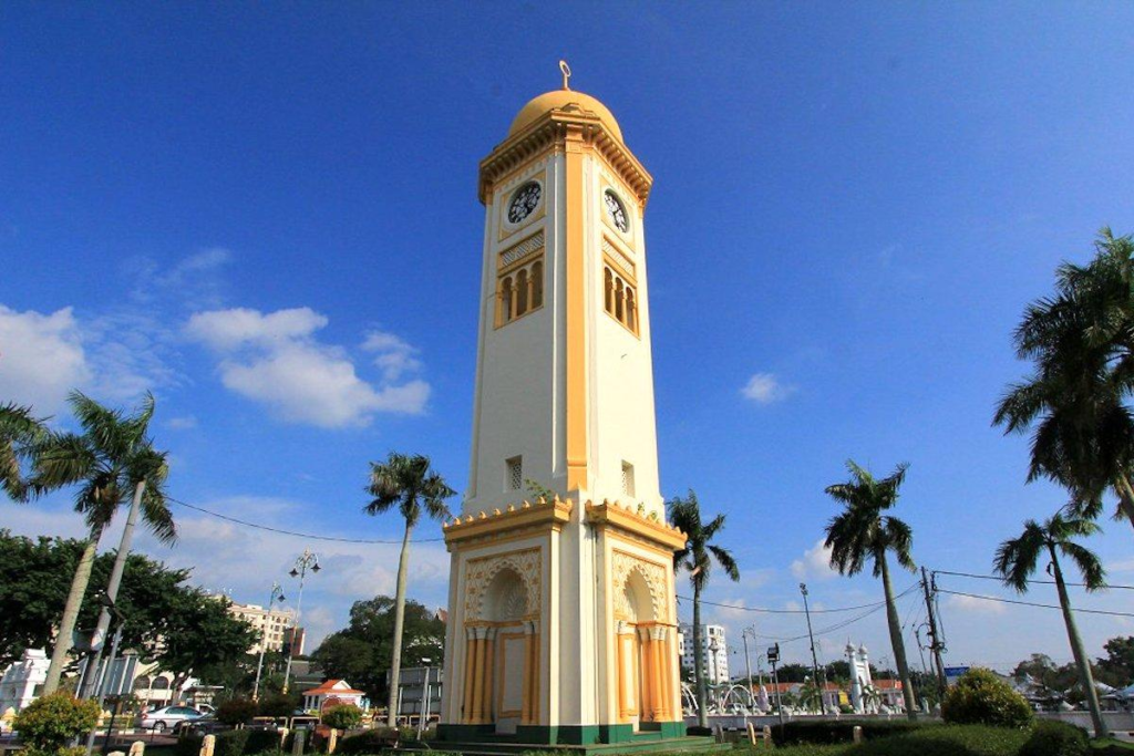 The iconic Alor Setar Clock Tower in Malaysia.
