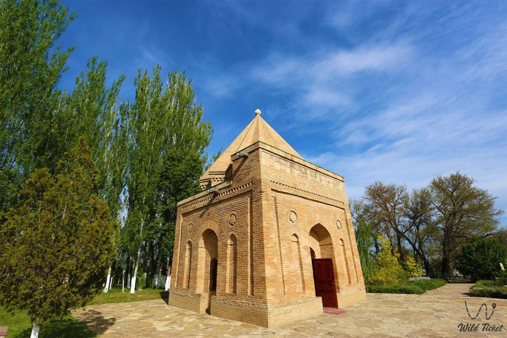 Babaji Khatun Mausoleum near Taraz Kazakhstan.