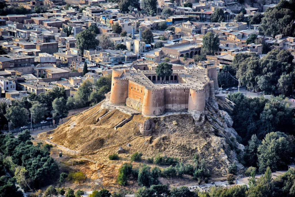 Falak-ol-Aflak Castle in Khorramabad Iran.