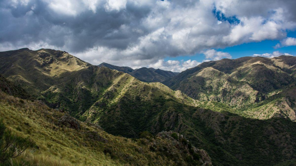 Mountain landscape near Córdoba Argentina.