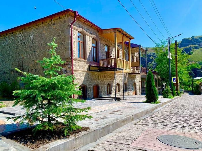 Traditional stone houses in Goris Armenia.