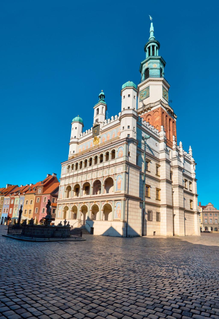 Renaissance Town Hall in Poznań Poland.