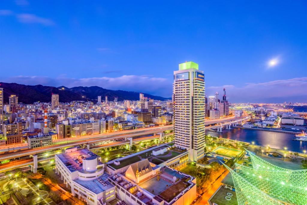 Kobe cityscape Japan