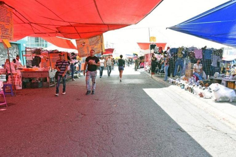 Streets and markets in Neza Mexico