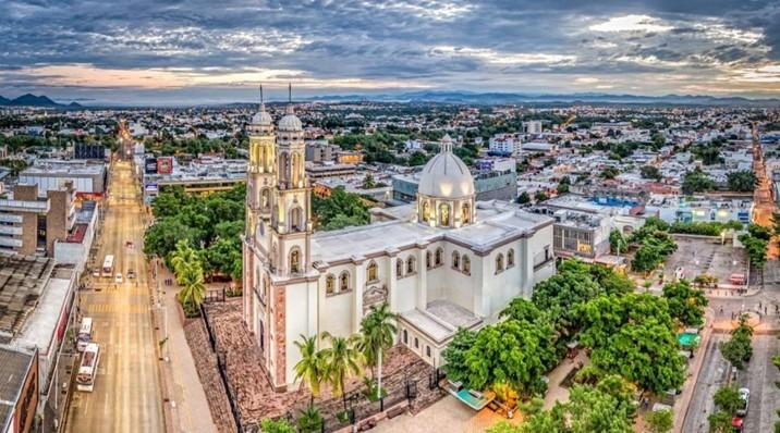 Culiacán Sinaloa city skyline and landmarks
