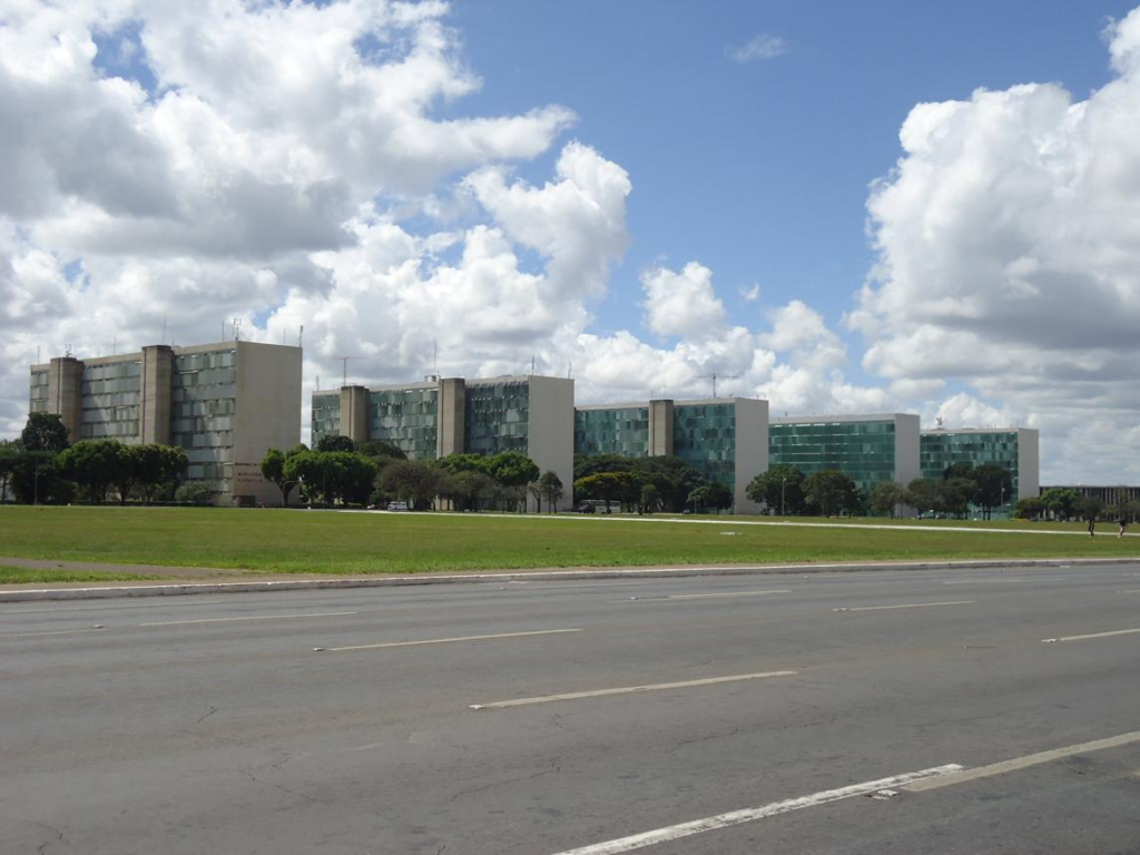 Brasilia government district architecture