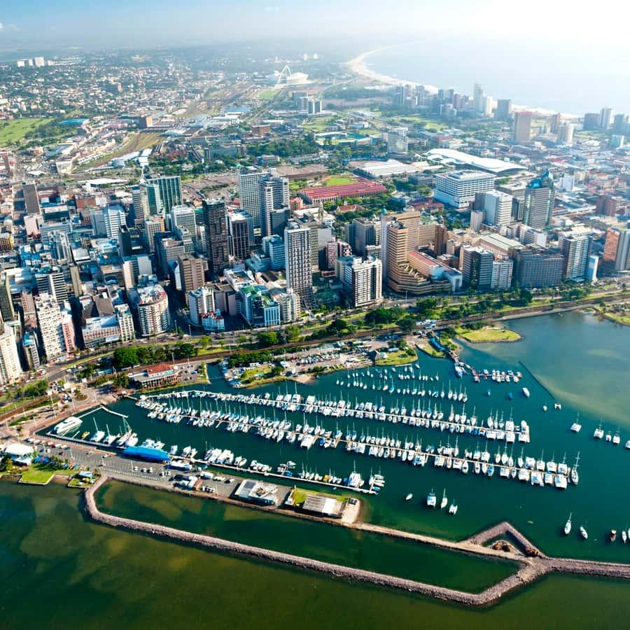 Durban city centre waterfront South Africa