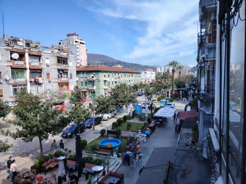 Elbasan Albania city centre streets
