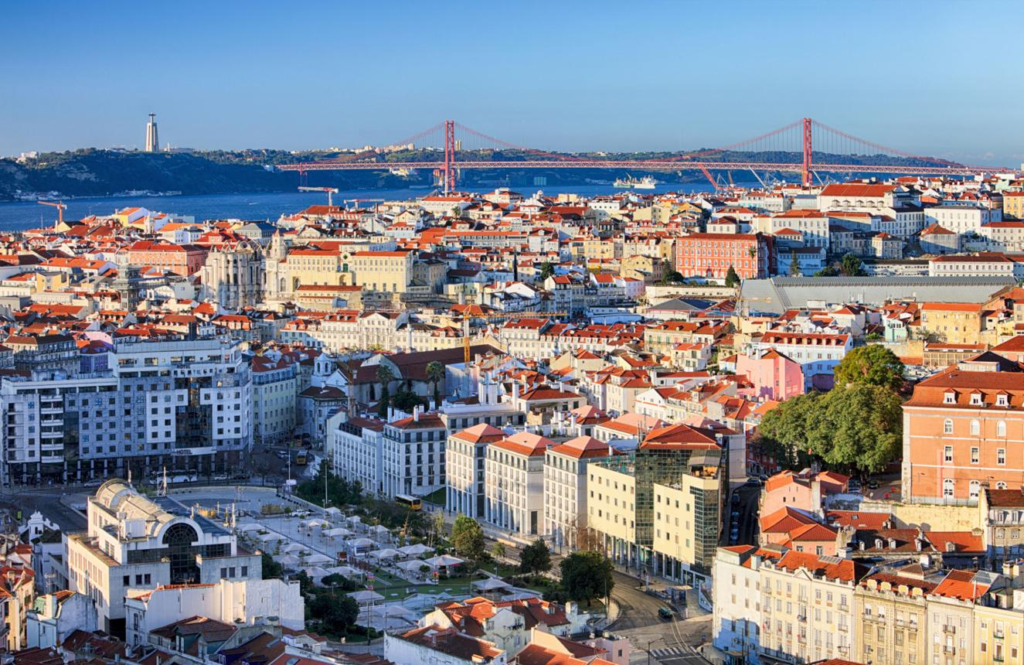 Lisbon cityscape Portugal