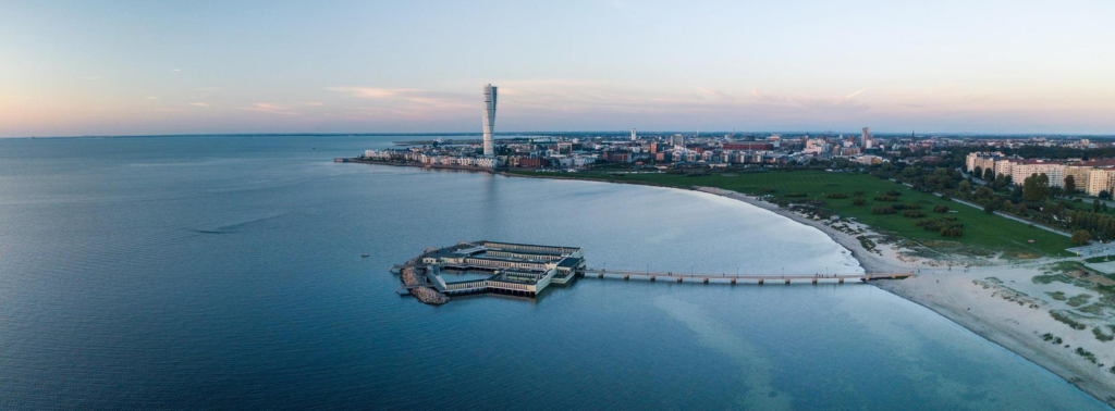 Malmö coastal view Sweden